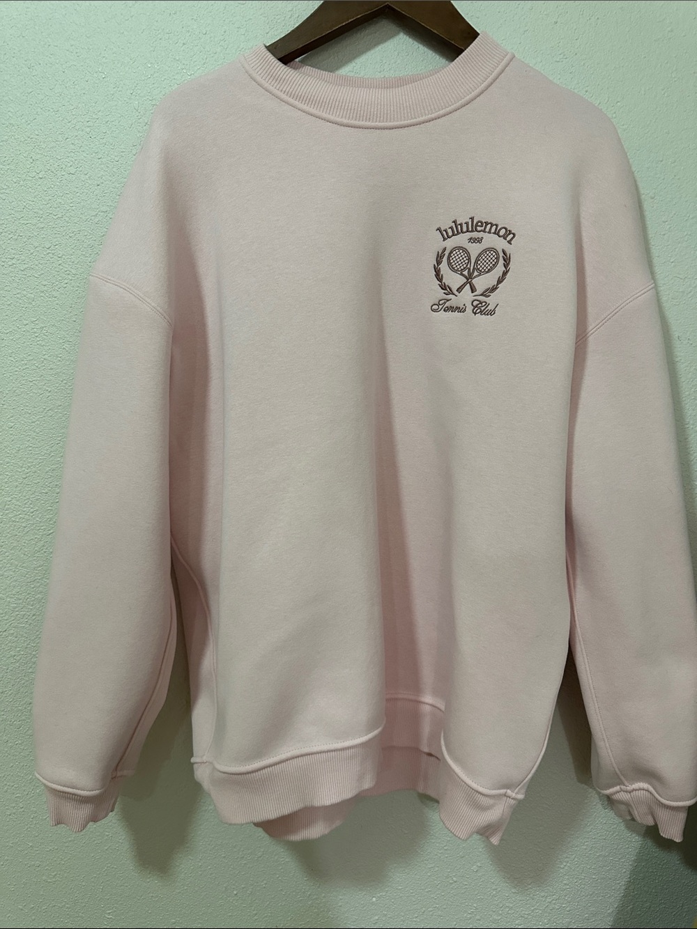 lululemon athletica Light Pink Crewneck Sweatshirt